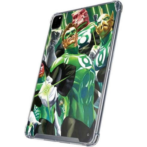 DC Comics Green Lantern Corps Team Art by Alex Ross iPad Pro 12.9in (2020) Clear Case